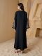 New Middle Eastern Dubai Women's Long Dress with Rope Embroidery Robe Dress