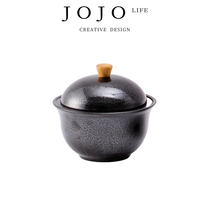 JOJOS L PD Water Ashtray Windproof and Fly Ashproof Ceramic Personalized Desktop Ornament) Water Saving