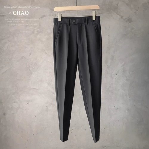 Демисезонные штаны для отдыха, костюм, в корейском стиле, свободный прямой крой