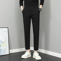 K11 Черные укороченные брюки (обычная модель)