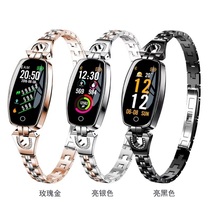 Smart bracelet female metal color screen weather waterproof heart rate blood pressure detection exercise pedometer Android ios watch
