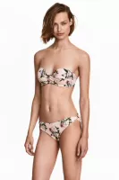 Đồ lót tháng 8 Bắc Âu cổ điển in bikini chống trượt / áo ngực cotton mỏng 75B75D bikini đi biển