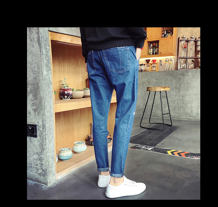 Jeans pour jeunesse pieds Slim pour automne - Ref 1460990 Image 36