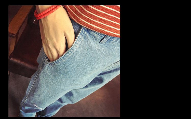 Jeans pour jeunesse pieds Slim pour automne - Ref 1460990 Image 45