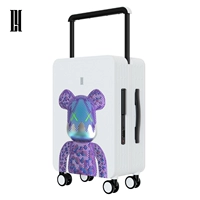 Кубик Рубика Медведь Белый и Фиолетовый