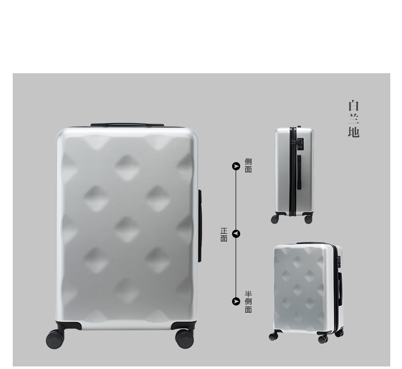 20 inch vali nữ giá trị cao vali nữ nhỏ màu đỏ 24 triệu cho bánh xe vali tươi và nhẹ - Va li vali nhỏ