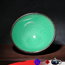 Ancient art name Fan Yongshou Jianyang Jianzhan Teacup Long Kiln wood-fired handmade Tianmu ceramic tea set Kung Fu master Cup