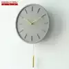 Geek Library Nordic clock Modern simple Quartz clock Silent creative wall clock Living room swing home decoration hanging watch