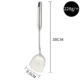 Qingzhan Mã bếp Spatula Thép không gỉ Fried Sh xẻ muỗng Dụng cụ nhà bếp Spatula Thìa Colander Rice Spoon Cháo Spoon Spoon Spatula Set - Phòng bếp