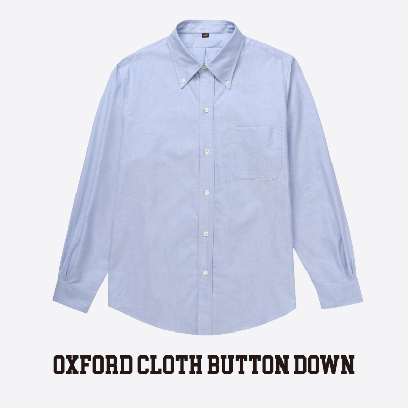 Fangke Xingren Ocbd Replica 70S Oxford Cloth Button-Down Shirt American Retro Amekaji Fangke Xingren Ocbd Replica 70S Oxford Cloth Button-Down Shirt American Retro Amekaji