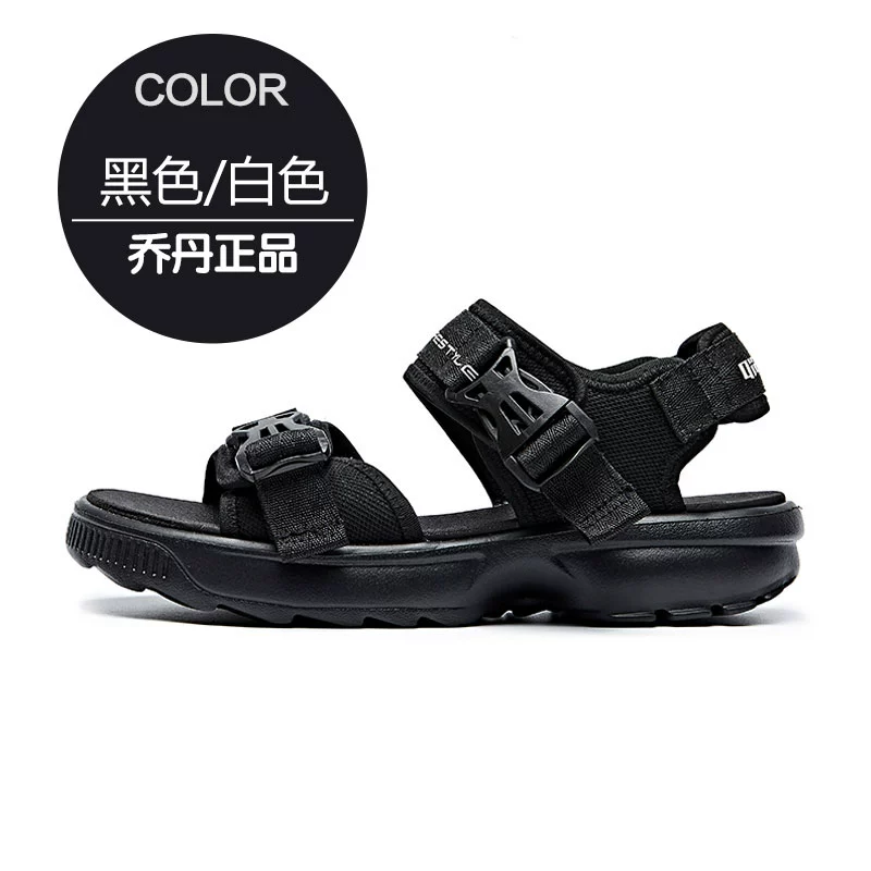Giày sandal nam Jordan 2019 hè mới Giày thể thao chống trượt siêu nhẹ Dép Velcro và giày đế mềm cho nam - Giày thể thao / sandles