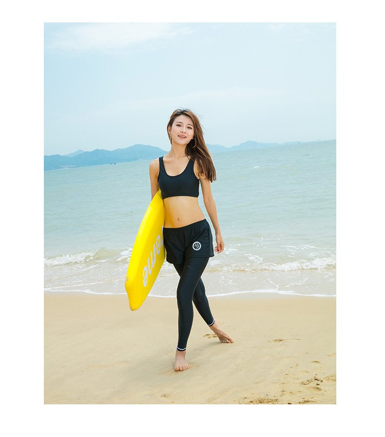 Quần lửng nữ đi biển quần lửng chống nắng quần short nữ chống nắng ống thở kỳ nghỉ quần boxer có thể được ra mắt 	quần đi biển big size	