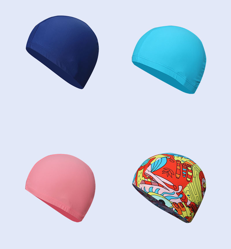 Mũ bơi người lớn mũ vải nylon mũ bơi mềm tóc dài mà không có thiết bị bơi đầu người lớn mũ bơi unisex mũ bơi loại nào tốt nhất	