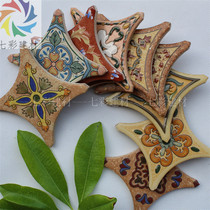 Rounded antique brick corner flower 600 wall brick flower piece 95 corner flower parquet American retro tile floor tile 98 small tile