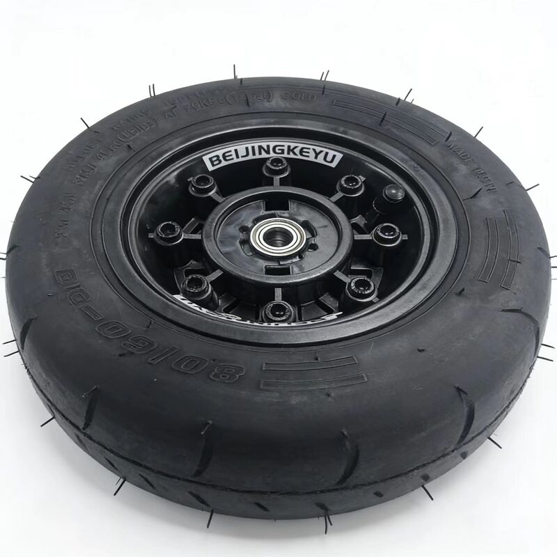 Original Factory Rubber Inflatable Wheels for T-Type Go-Karts (Front and Rear Wheels)