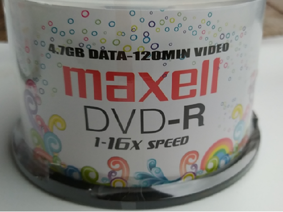 Vanshen Maxell Maxell Pearl White Classic Office Series DVD-R R4 7G blank CD-R4