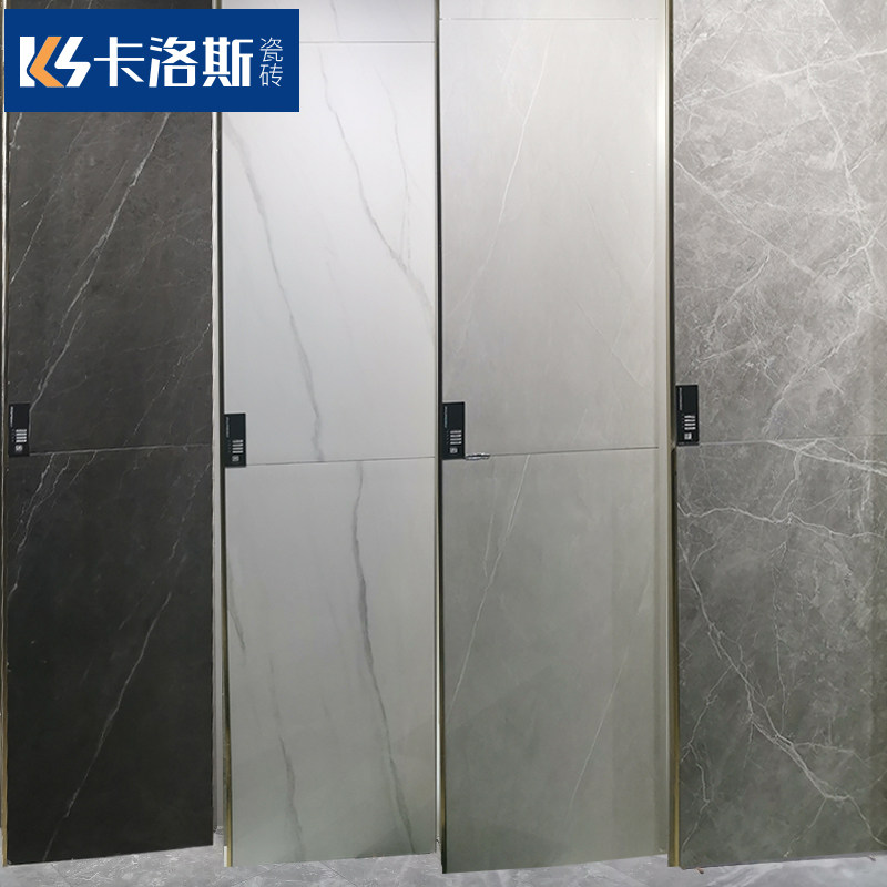 Modern minimalist tiles 600x1200 Living room Advanced grey-through body marble Background Kitchen Wall Brick Light Extravagant