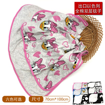 (Spiked Recommendation) Export Israelfully Cotton Double Layer Cotton Infant Child Multipurpose Blanket Cartoon Small Cover Quilt