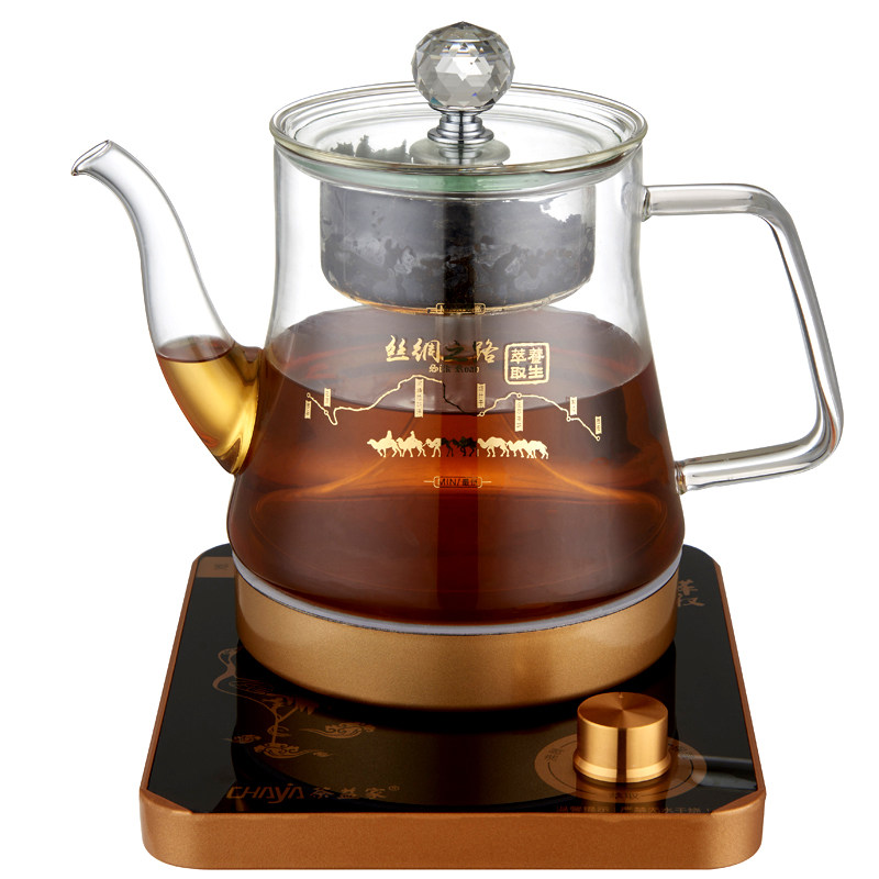 Tea Beneficial Home Glass Boiling Tea Ware Electric Hot Anti-Burning Steam Extraction Pot Practical Sending Elders Friends Gifts