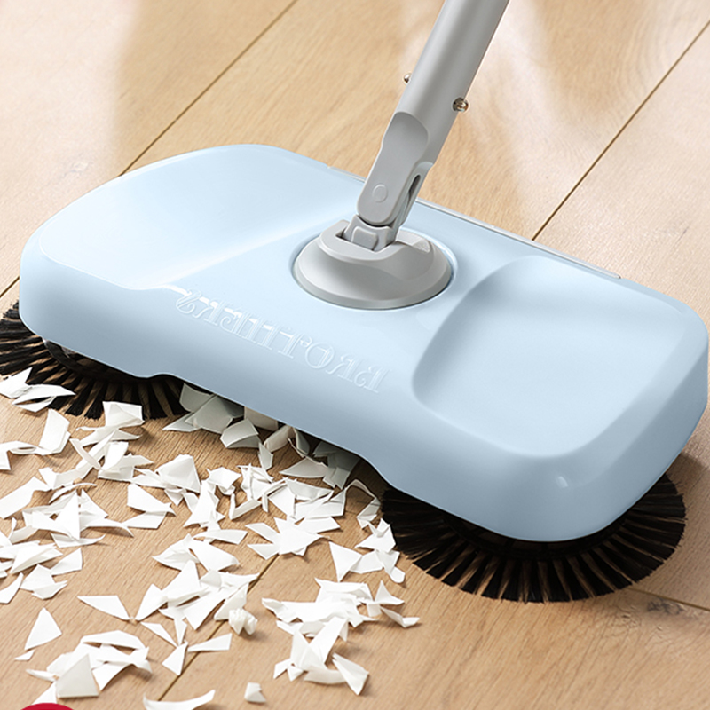 Sweeping artifact Hand-push sweeping machine Household broom dustpan set Broom broom mounted scraping and mopping integrated robot