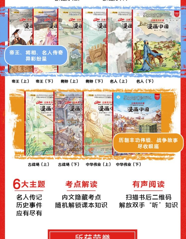 《这就是历史课 漫画中国》全套12册 天猫优惠券折后￥28包邮（￥48-20）