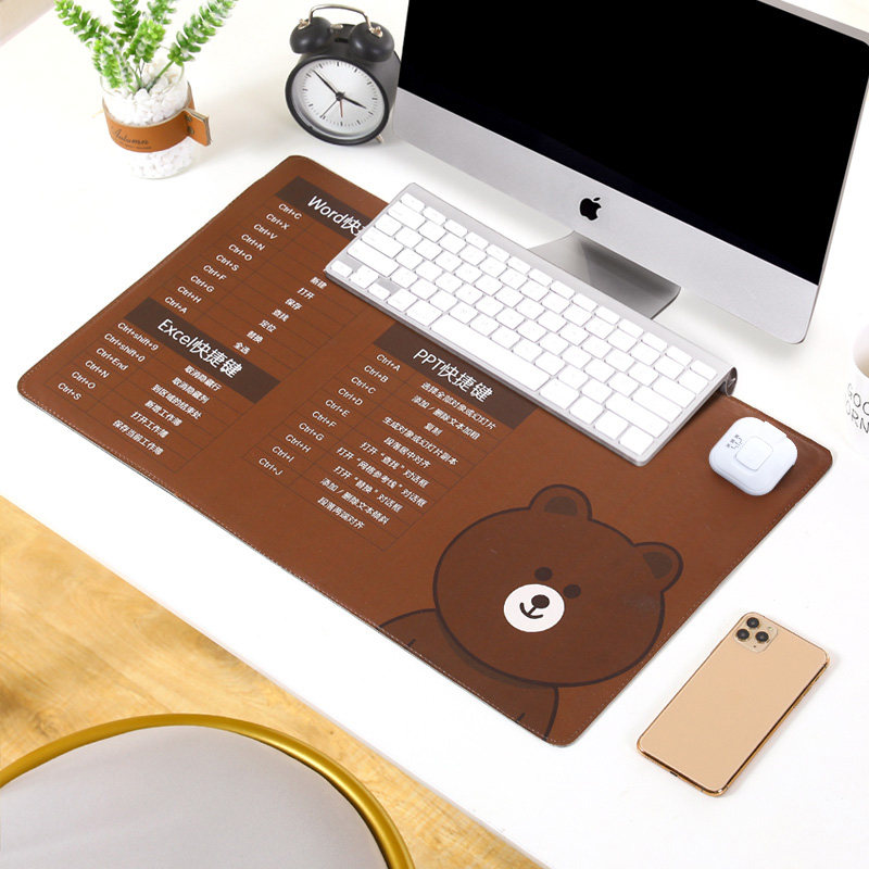 Warm Table Mat Fever Cushion Desk Warm Cushion Office Students Cute Desk Plate Warmers Heating Slide Rat Mat Oversize