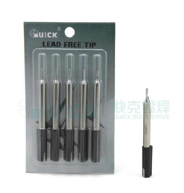 QUICK Quick-gram 303B 301 welding desk lead free branded iron head Quick 303-2CF horseshoe shaped soldering tip