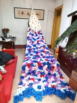 Simulation floral peacock garden landscape shopping mall real estate opening celebration shape wedding hotel banquet large ornaments