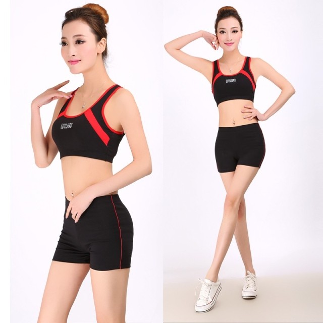 Phòng tập thể dục tập thể dục quần áo yoga quần áo tập thể dục phù hợp với trang phục múa thể dục nhịp điệu quần áo tập thể dục quần áo thể thao chạy quần áo quần đùi tập gym nam