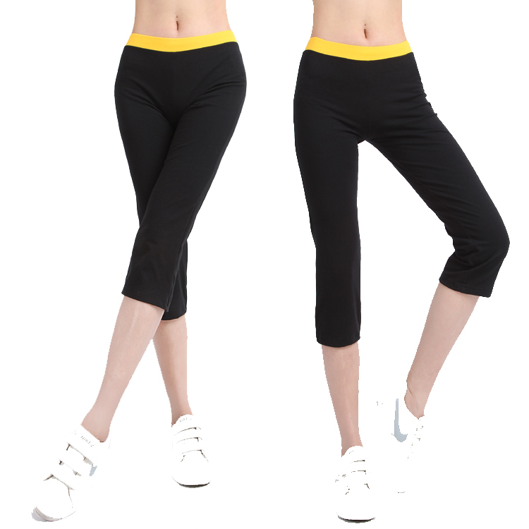 Đàn hồi cao chặt chẽ- phù hợp mỏng nữ thể hình quần thể dục nhịp điệu thể dục nhịp điệu quần 7 điểm quần thể dục thể thao khiêu vũ quần giày múa bale