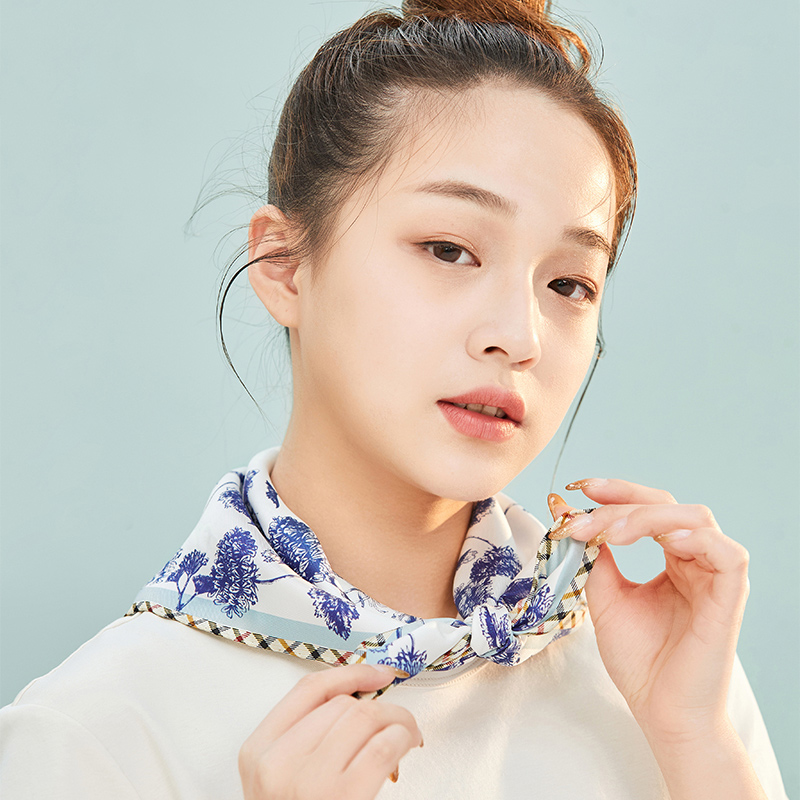 Shanghai Story special cabinet The same Mother Silk Silk Scarf Gifts with Fashion Yangtang Sein Spring and Autumn True Silk Silk Scarves