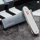 Victorinox Swiss Army Knife 93MM Aluminum Farmer X Sergeant Knife 0.8271.26 Multifunctional Folding Swiss Knife