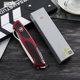 Victorinox Swiss Army Knife Delemon Series New Knight Anti-Slip Handle Red and Black ແທ້ຈິງ Swiss Multifunctional Folding Knife