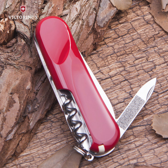 Victorinox Swiss Army Knife Delemon Series New Generation 2.3803.E Red Multifunctional Folding Knife ຕົ້ນສະບັບຂອງແທ້