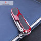 Victorinox Drymond Series Swiss Army Knife ລຸ້ນໃຫມ່ 2.4803.C ສີແດງແລະສີດໍາ ຕ້ານການເລື່ອນ 14 ຟັງຊັນ