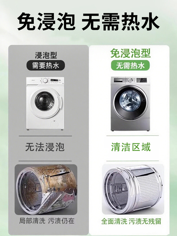 Guoqi Washing Machine Cleaner Is a Powerful Deodorizer and Fragrance-Retaining Agent That Removes Dirt and Deep Cleans Washing Machine Stains, Giving You More Confidence in Your Clothes
