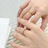 Медное кольцо из нержавеющей стали, мужской браслет с одной бусиной, не выцветает, на удачу