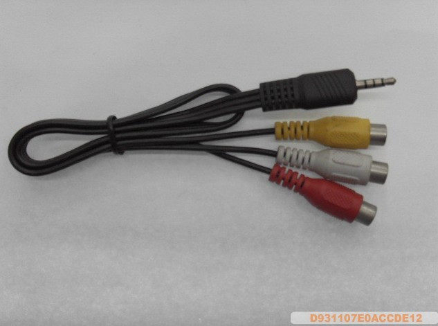 Practical 3 5 transfer RCA mother switching line 3 5 turn 3RCA mother head headphone audio turn three lotus line