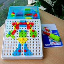 Screw toys 3-4-5-6 years old childrens educational shape matching assembly toy boys and girls baby gifts