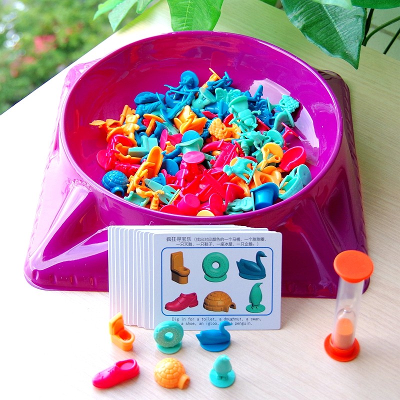 Treasure hunting toys with brain-handed focus on training logic thinking for parent-child early education kindergarten intelligence table tour