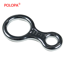 Outdoor mountaineering eight-character ring high-rise descent device high-altitude fire escape descent speed-drop device 8-character ring emergency escape