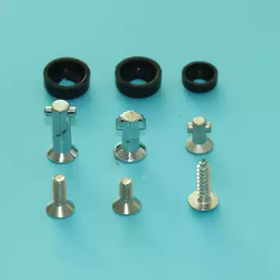 Suitable for boss cigarette machine accessories 66A2 8218 stainless steel small screw fixed shaft Press block nut black rubber ring