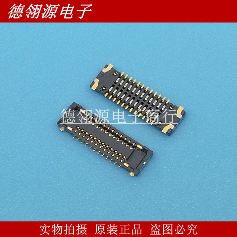 AXG724047 0.35mm间距24pin母座 全新原装连接器 正品现货