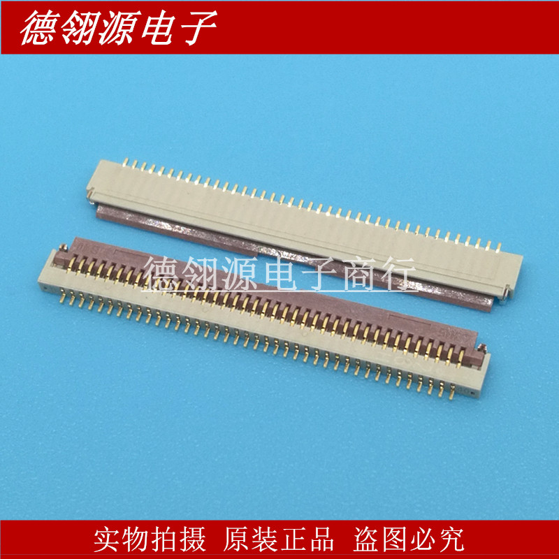 FH19C-40S-0.5SH 0.5mm间距40pin翻盖下接超薄 HRS全新原装连接器