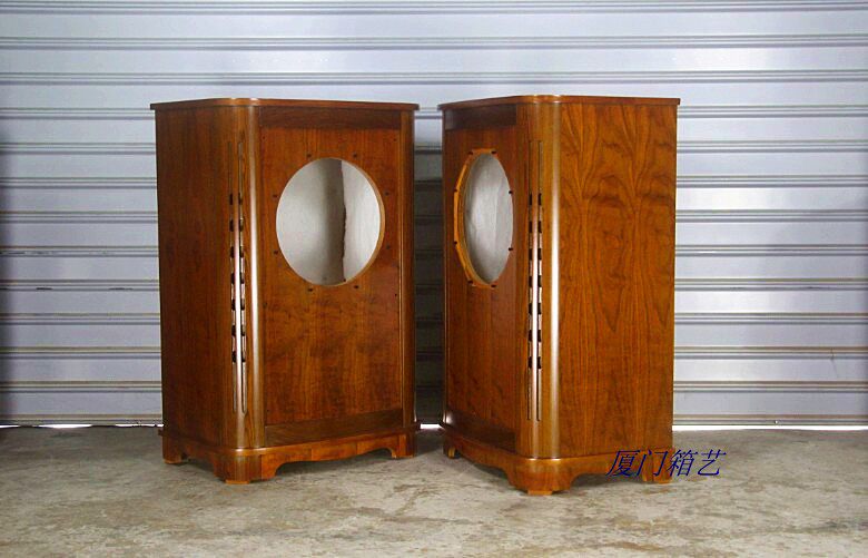 15-inch day Longenken Fort reengraving empty box with sound rhyming 15-inch cobalt magnetic full-frequency coaxial Western trumpeter flower