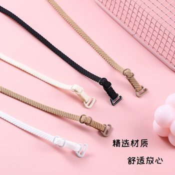 ສາຍບ່າ underwear, ສາຍເຊືອກບາງ, ສາຍ bra ກັບຄືນໄປບ່ອນທີ່ສວຍງາມ, ເບິ່ງບໍ່ເຫັນ, ບໍ່ເລື່ອນ, ສາຍບ່າ underwear ສາມາດປັບໄດ້ແລະສະດວກສະບາຍ, ສາຍ bra