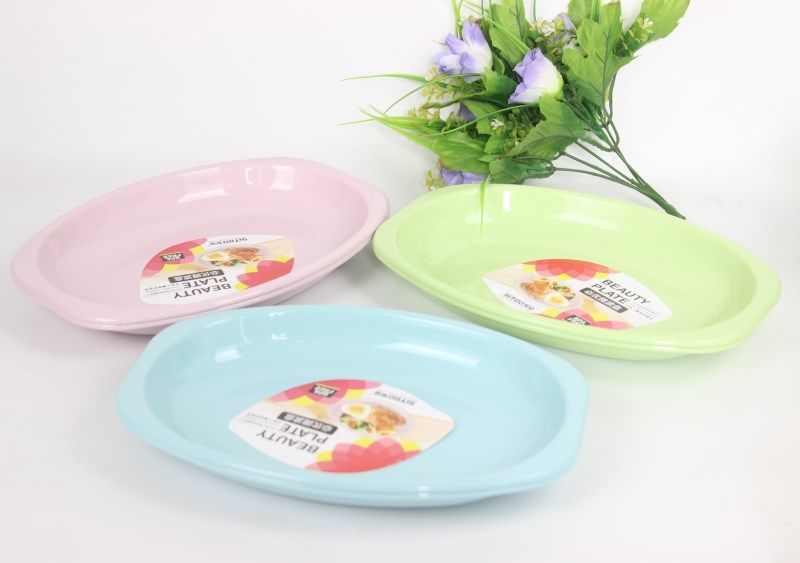 Microwave Oven Special Dishes Plastic Dishes Home Heating Thickened Rectangular Cutlery Fish Pan Set 2