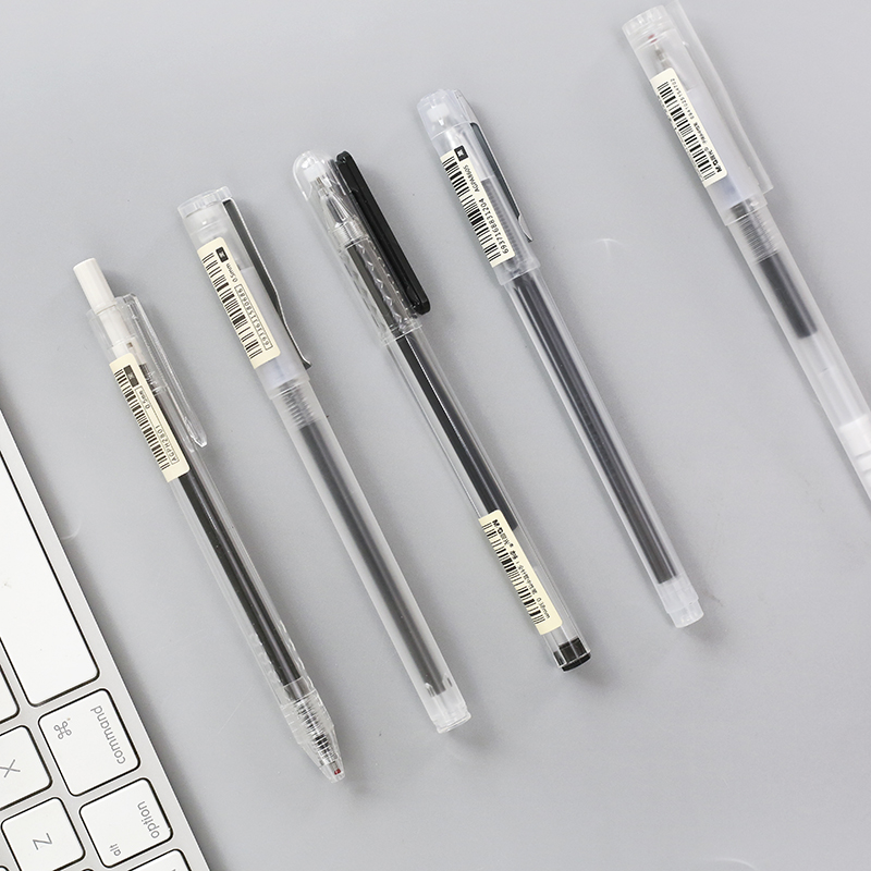 Three years 2 class morning light stationery black full needle tube 0 5 0 38mm neutrino pen signature pen Warhead with Aqueous Pen