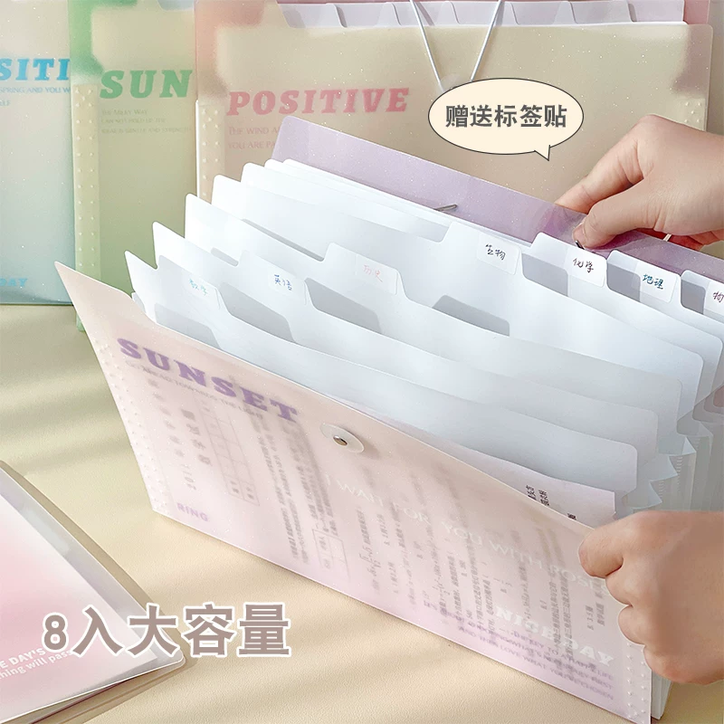 Папка Folder, орган для студентов, многоярусная вместительная сумка для хранения, система хранения документов