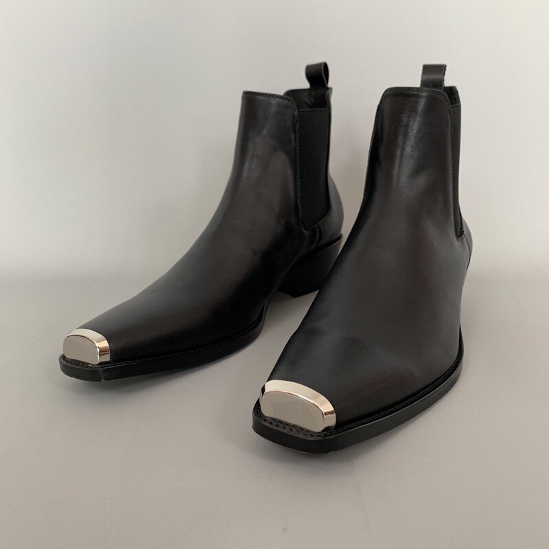 Chelsea Boots for Men: 2025 Stylish Shiny Leather - Taobao product photo 8